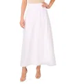 Vince Camuto Linen Blend Maxi Skirt In White