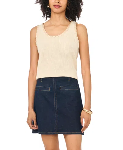 Vince Camuto Women's Cotton Scoop Neck Tank Top In Multi
