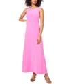 Vince Camuto Women's Sleeveless Keyhole-back Crewneck Maxi Dress In Violet Blush