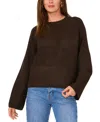 Vince Camuto Crewneck Sweater In Chocolate