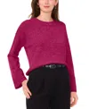 Vince Camuto Crewneck Sweater In Magenta