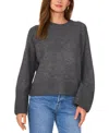 Vince Camuto Crewneck Sweater In Medium Heather Grey