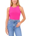 Vince Camuto Sleeveless Top In Fiercely Fuchsia