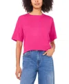 Vince Camuto Crewneck Knit Top In Pink