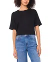 Vince Camuto Crewneck Knit Top In Black