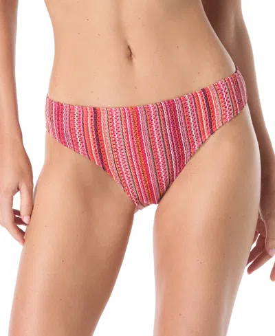 Vince Camuto Women's Crochet Pull-on Swim Bottom In Multi