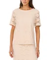 Vince Camuto Lace Top In Multi