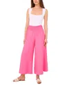 Vince Camuto Women's Cropped Wide-leg Pants In Pink