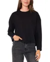 Vince Camuto Women's Drop-shoulder Sweatshirt In Rich Black