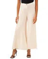 Vince Camuto Women's Elastic-back Wide-leg Trousers In Birch Beige