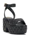 Vince Camuto Ellah Ankle Strap Platform Sandal In Black
