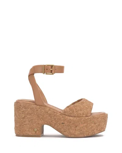 Vince Camuto Women's Ellah Platform Sandal In Natural In Brown