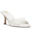Vince Camuto Women's Emmla Braided-trim Dress Mules In Bianco White