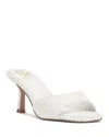 Vince Camuto Women's Emmla Braided-trim Dress Mules In Bianco White