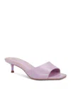 Vince Camuto Faiza Square Toe Kitten Heel Dress Sandals In Light Purple