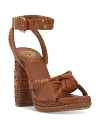 Vince Camuto Women's Fancey Ankle Strap High Heel Sandals In Golden Walnut