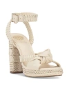 Vince Camuto Women's Fancey Ankle Strap High Heel Sandals In White