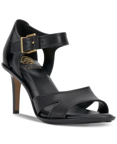 Vince Camuto Women's Faraz Cut-out Dress Sandals In Black Leather