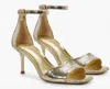 Vince Camuto Febe Ankle Strap Sandal In Gold