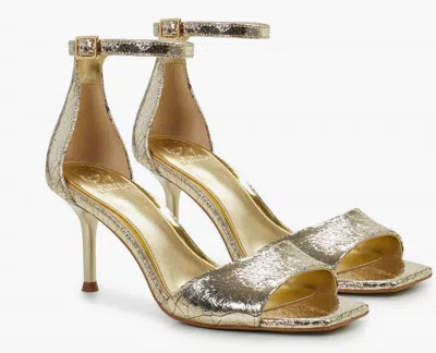 VINCE CAMUTO WOMEN FEBE HEEL IN GOLD