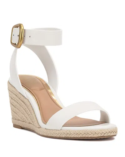 Vince Camuto Women's Felia Espadrille Wedge Sandals In Bianco White