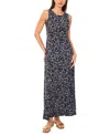 Vince Camuto Floral Sleeveless Jersey Maxi Dress