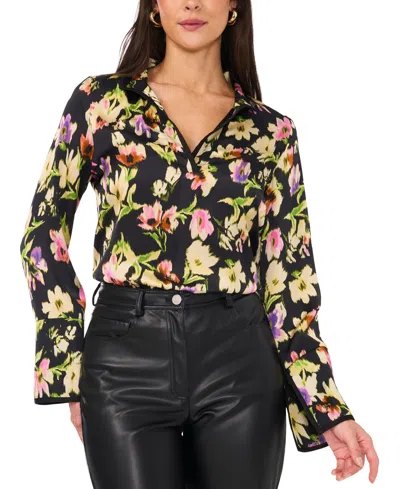 VINCE CAMUTO WOMEN'S FLORAL-PRINT BLOUSE