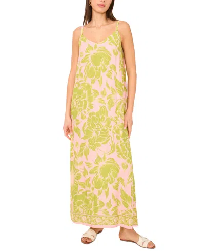Vince Camuto Women's Floral-print Maxi Slip Dress