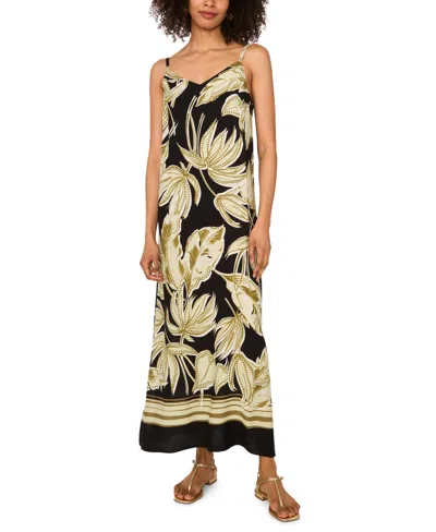 Vince Camuto Women's Floral-print Maxi Slip Dress