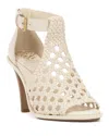 Vince Camuto Frasper Woven Ankle Strap Sandal In White