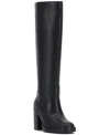 Vince Camuto Gibi 4 Womens Extra Wide Calf Leather Knee-high Boots In Multi