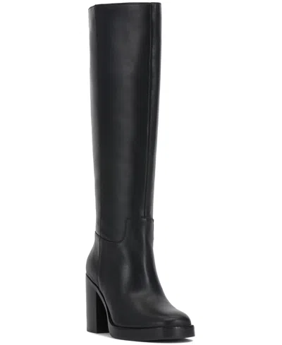Vince Camuto Women's Gibi Wide-calf Platform Knee-high Boots