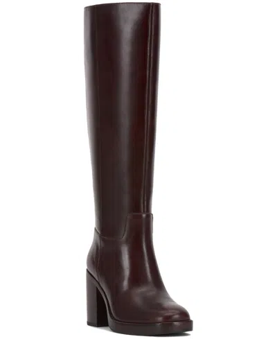 Vince Camuto Women's Gibi Wide-calf Platform Knee-high Boots