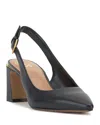 Vince Camuto Hamden Pointed Toe Slingback Pump In Black