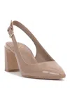 Vince Camuto Hamden Pointed Toe Slingback Pump In Medium Brown