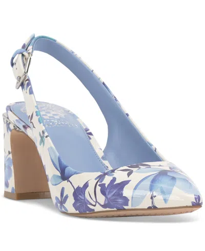Vince Camuto Women's Hamden-b Slingback Pumps In Trellis Blue