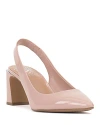 Vince Camuto Women's Hamden Slip On Pointed Toe Slingback Pumps In Pink