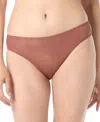 Vince Camuto Women's High-cut Hipster Bikini Bottoms In Cocoa