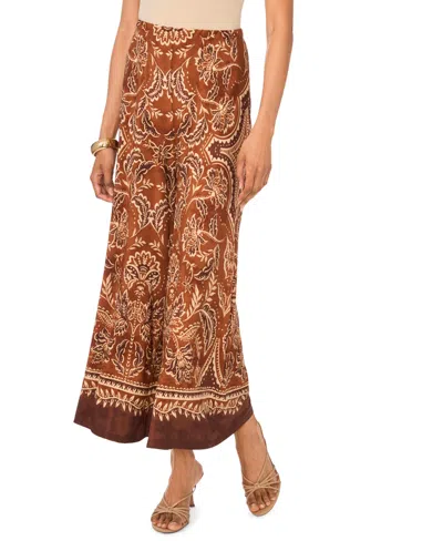 Vince Camuto Women's High-rise Wide-leg Pants In Multi