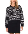 Vince Camuto Jacquard Sweater In Multi