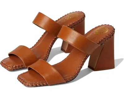 Vince Camuto Women's Kaden Block Heel Mule Sandals In Caramello In Brown