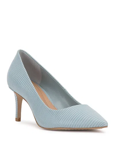 Vince Camuto Women's Kehlia Mid-heel Pumps In Celeste Blue Leather