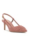 Vince Camuto Kelten Slingback Pointed Toe Pump In Dark Pink