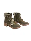 Vince Camuto Women's Klerica Leather Boots In Olive In Green