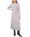 Vince Camuto Womens Stretch Rayon Sweaterdress In Granite