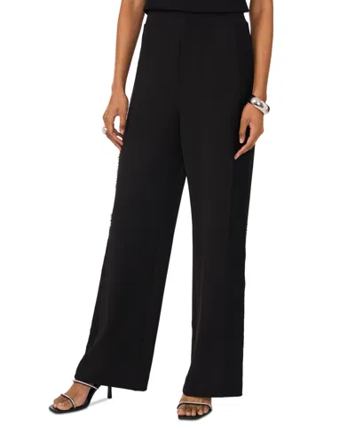 Vince Camuto Wide Leg Trousers In Rich Black
