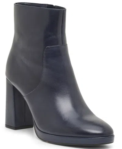 Vince Camuto Women's Laylei Platform Block Heel Booties In Blue