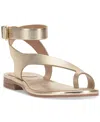 Vince Camuto Liba Ankle Strap Sandal In Egyptian Gold Metallic