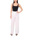 Vince Camuto Linen Blend Pants In White