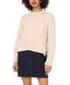 Vince Camuto Women's Long Sleeve Sweater In White